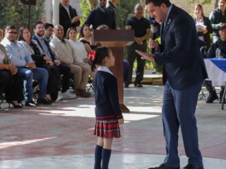 Fomentan valores cívicos en el Jardín de Niños “20 de Noviembre”