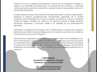 Buscan evitar paro en Campus II de la UAZ