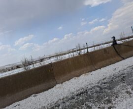 Sorprende granizada en Villa de Cos 