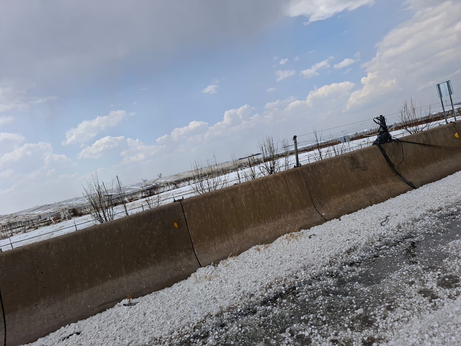Sorprende granizada en Villa de Cos