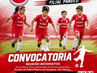 Pánuco abre convocatoria para integrarse a escuela de futbol