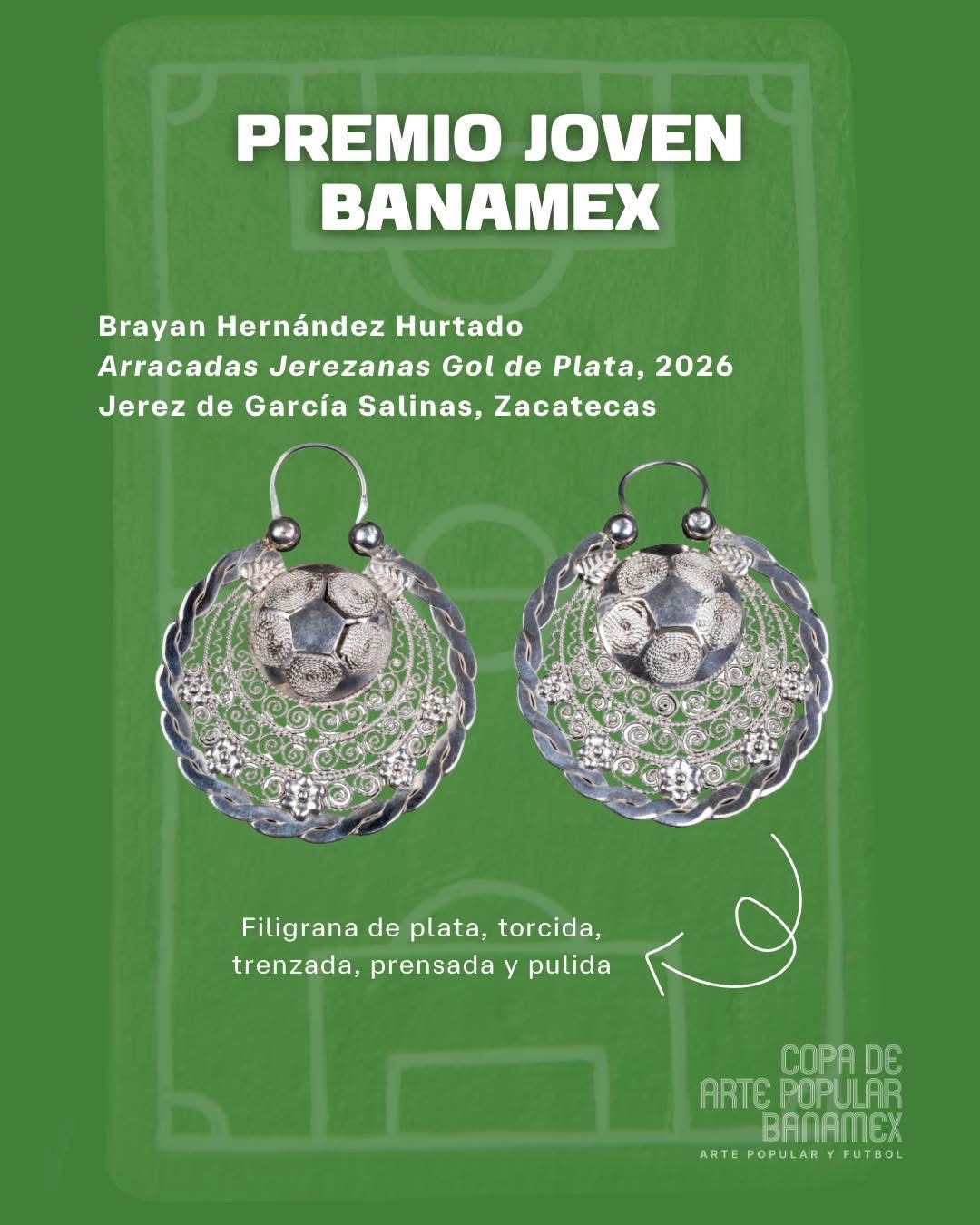 Gana artesano de Jerez el Premio Joven Banamex en la Copa de Arte Popular 2026