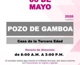 Llega módulo del INE a Pozo de Gamboa 