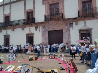 Madres de desaparecidos marchan en Zacatecas