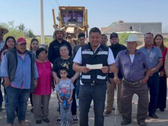 Arrancan última etapa de pavimentación en la calle Estado de México