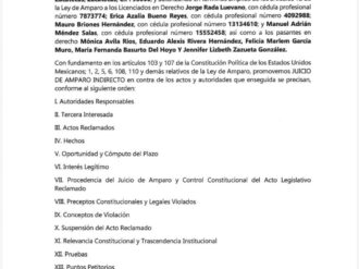 Promueven amparo contra designación del titular de la ASE