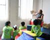 Alumnos de educación especial visitan la Biblioteca Modelo de Jerez