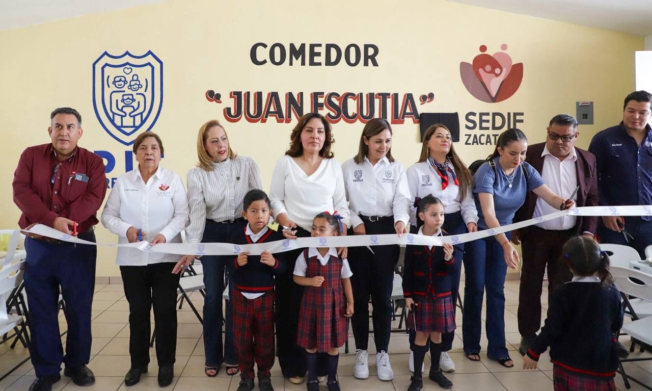 Inauguran comedor escolar en el Jardín de Niños Juan Escutia 