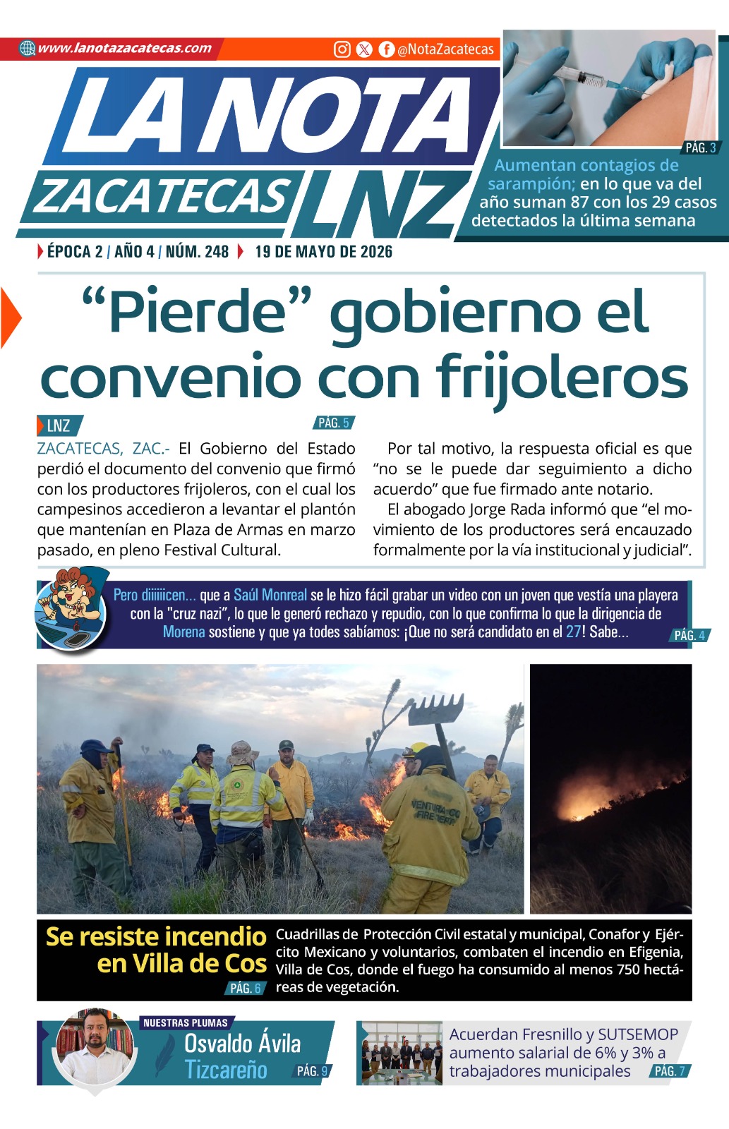 Edición digital martes, 19 de mayo de 2026