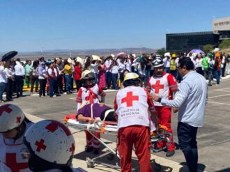 Participan más de 14 mil personas en el Primer Simulacro Nacional 2026