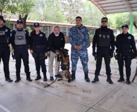 Anuncian creación de la Unidad Canina de Seguridad Pública  