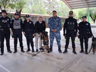 Anuncian creación de la Unidad Canina de Seguridad Pública 