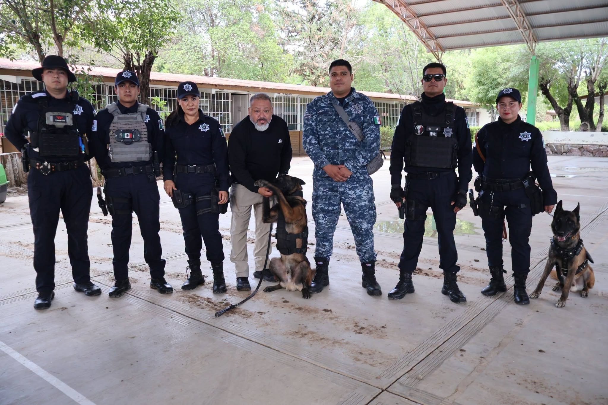 Anuncian creación de la Unidad Canina de Seguridad Pública 