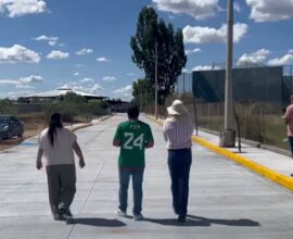 Inauguran segunda etapa de pavimentación en la calle Estado de México  