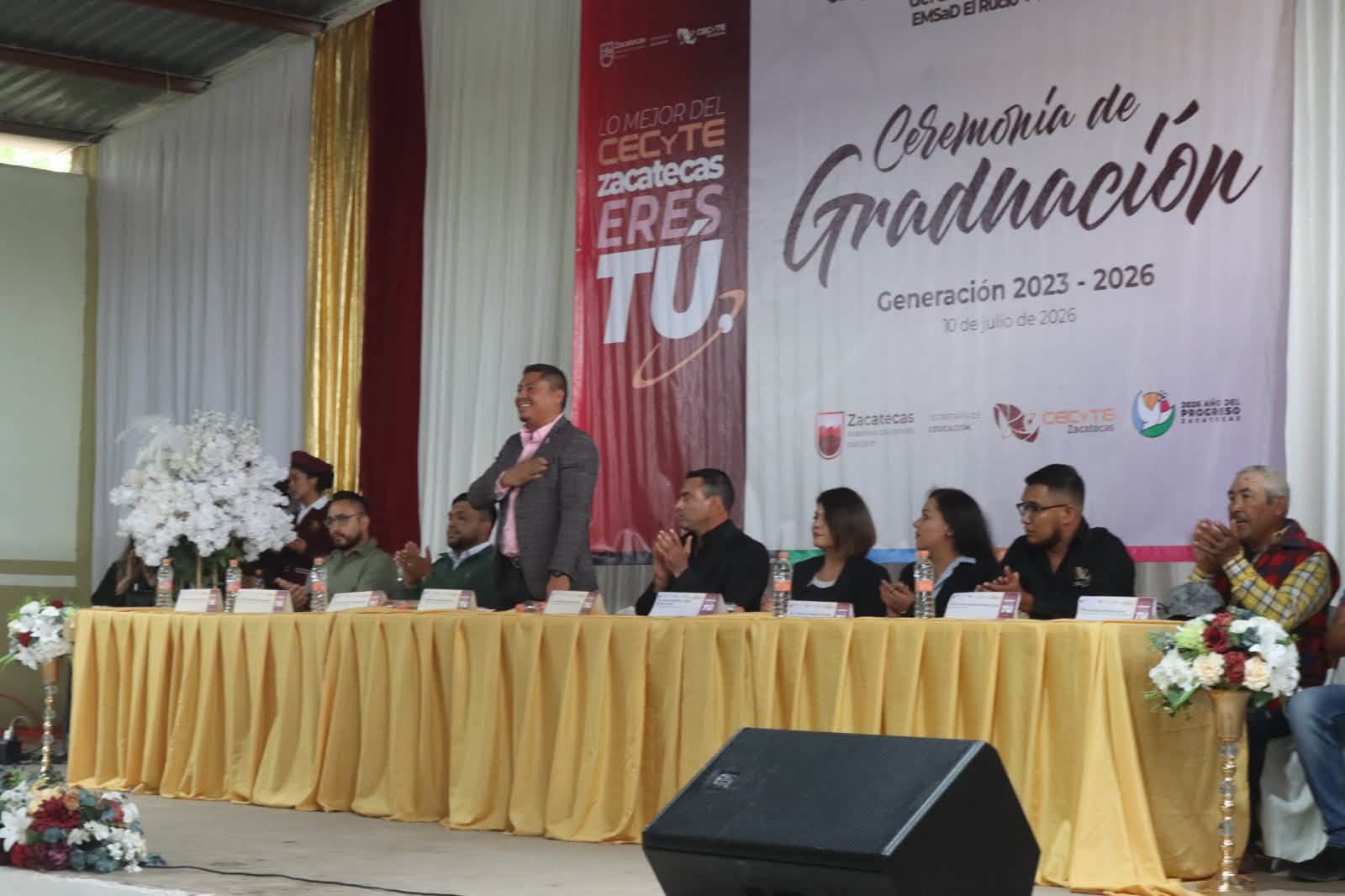 Festejan graduación de la generación 2023-2026 del EMSaD en El Rucio