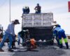 Intensifican labores de limpieza y bacheo 