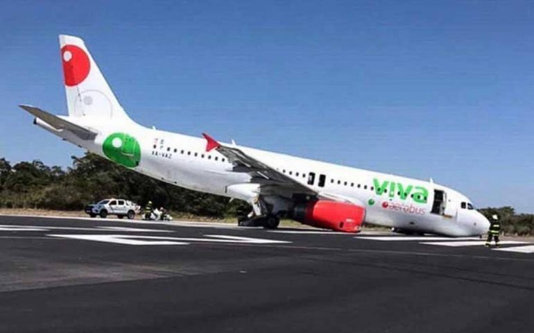 Aterrizaje de emergencia tras falla por Viva Aerobús en Guanajuato