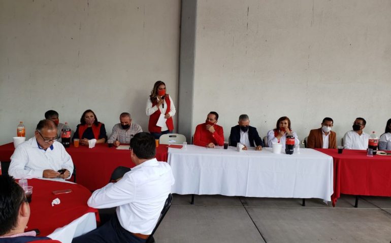 Gran convocatoria de las y los priistas de los 10 municipios del interior del estado de Aguascalientes