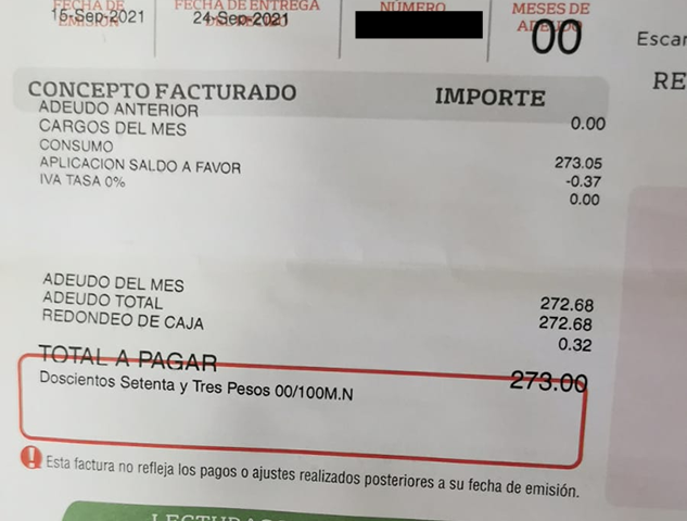 La Crítica Gráfica; ¡Agua a Precio de Gasolina