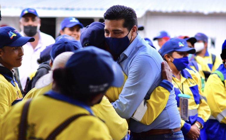 RECONOCE LEONARDO MONTAÑEZ LABOR DE LOS TRABAJADORES DE ASEO Y LIMPIA MUNICIPALES
