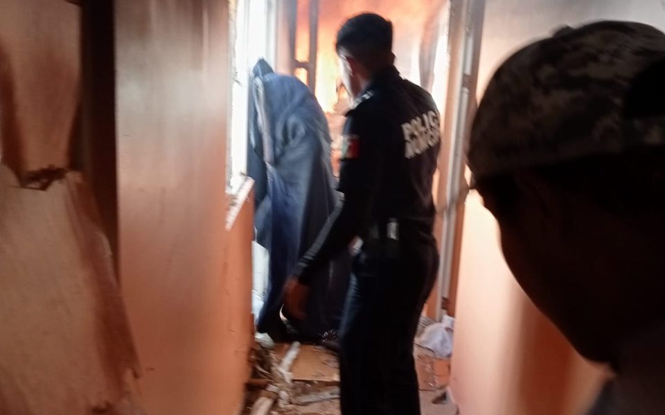 SE INCENDIÓ LA CASA POR UNA INSTALACIÓN DE GAS DEFECTUOSA