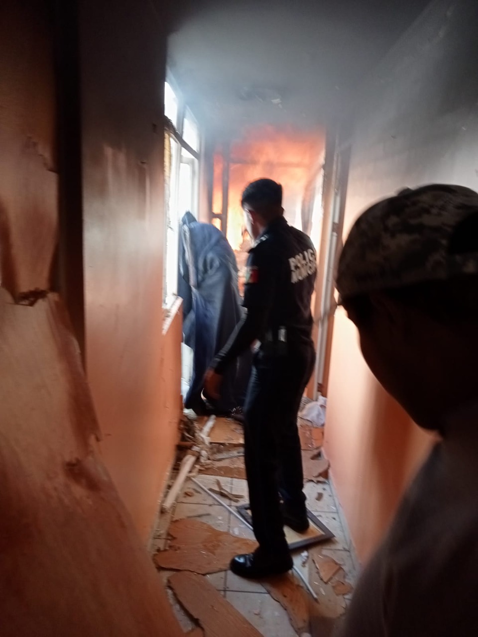SE INCENDIÓ LA CASA POR UNA INSTALACIÓN DE GAS DEFECTUOSA