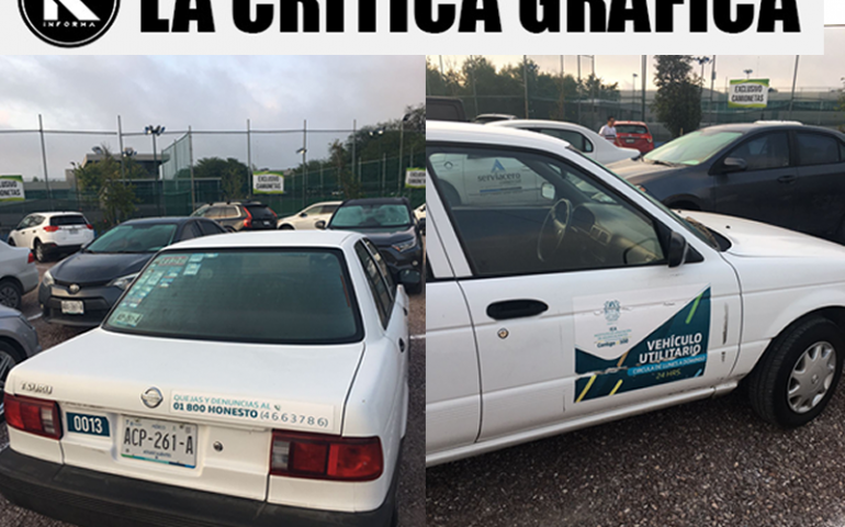 LA CRÍTICA GRÁFICA: AUTO GUBERNAMENTAL USADO COMO PARTICULAR #Aguascalientes #CríticaGráfica