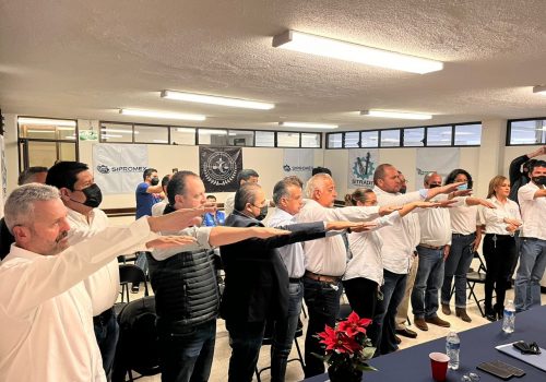 Mora Cagigas y Patrón Romo toman protesta como Secretario y Adjunto del Capítulo Aguascalientes de la Confederación Joven de México