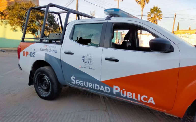 Aseguran cuatro armas y camioneta tras enfrentamiento en Ojuelos