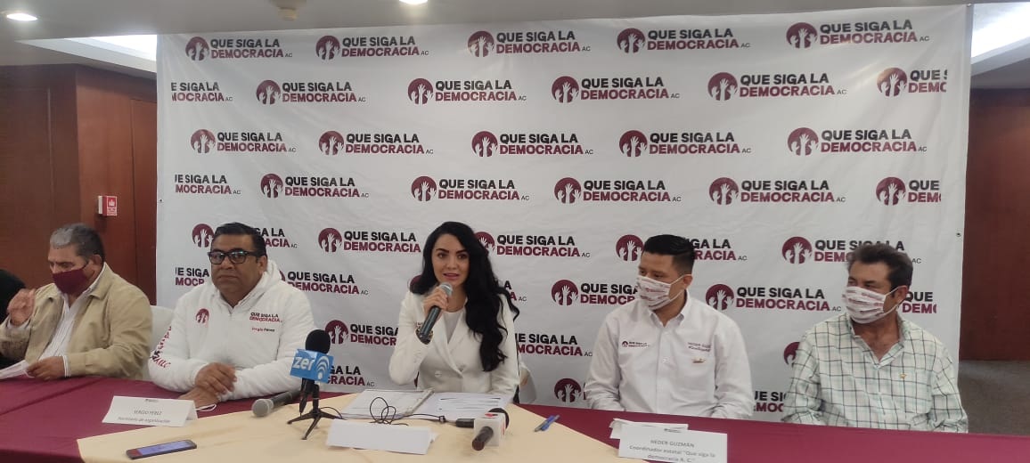 Simpatizantes pagaron de su bolsillo espectaculares: Señala #QueSigaLaDemocracia