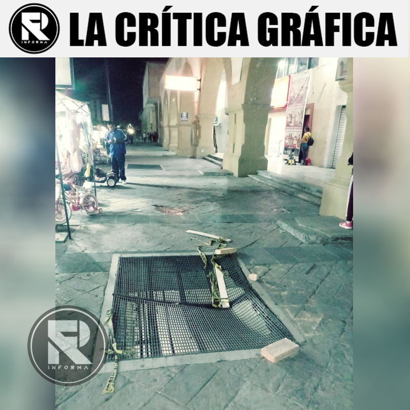 La Crítica Gráfica; Respiradero en mal estado