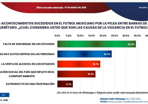 FALTA DE SEGURIDAD EN LOS ESTADIOS CAUSA DE VIOLENCIA