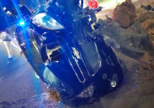 JESÚS ESTANDO EBRIO CHOCÓ Y TERMINÓ VOLTEADO