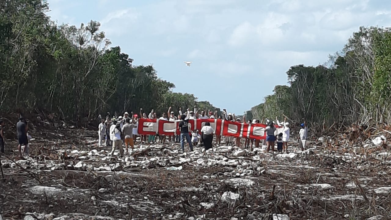 Niños, ambientalistas y organizaciones preparan amparos contra el Tren Maya