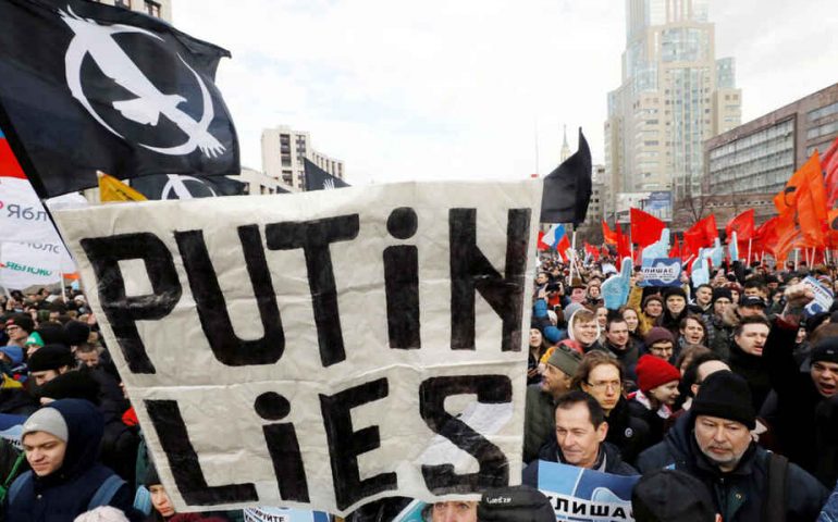 Continúan protestas en Rusia contra la guerra en Ucrania, hay más de 11 mil detenidos