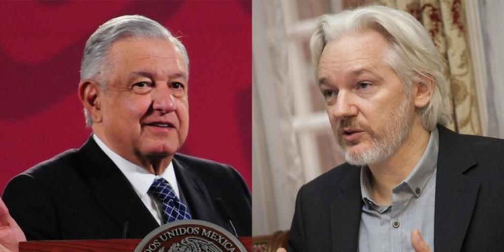 Pide AMLO retirar la estatua de la Libertad si EEUU llega a condenar a Julian Assange
