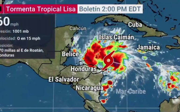 Tormenta tropical Lisa se convertirá en huracán categoría 1