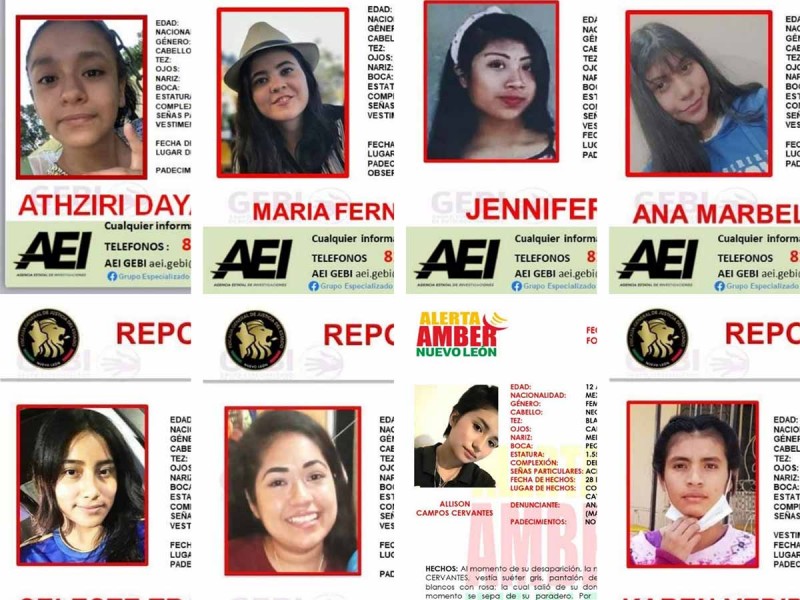 Desaparecidas 15 mujeres en Nuevo Leon en menos de dos semanas, encuentran el cuerpo de María Fernanda