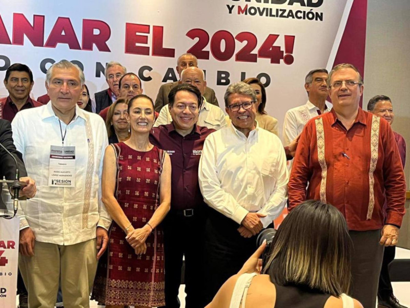 INE determina que giras de corcholatas de Morena son actos procelitistas