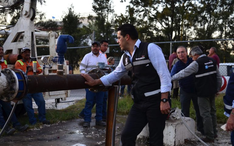 ARRANCA LEONARDO MONTAÑEZ OBRA DE NUEVO POZO EN LOMAS DEL SUR Y SE TRABAJA PARA MEJORAR EL SERVICIO EN EL OJOCALIENTE III