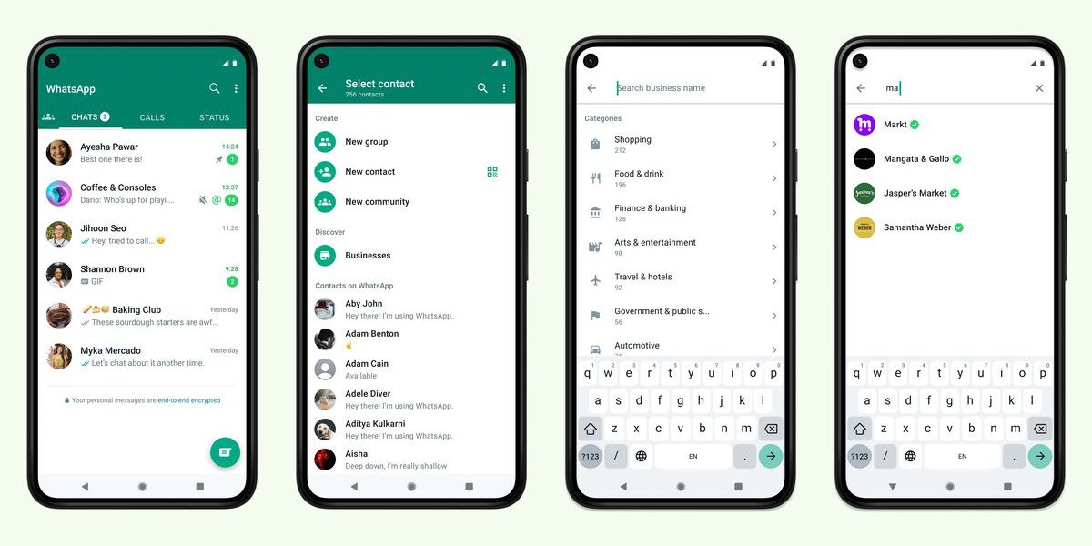 Directorio de negocios en WhatsApp, inicia la app con nueva función