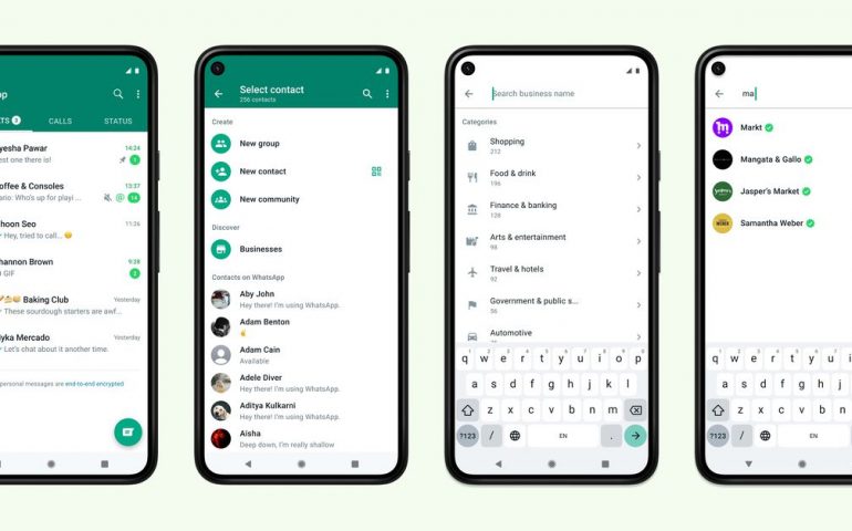 Directorio de negocios en WhatsApp, inicia la app con nueva función