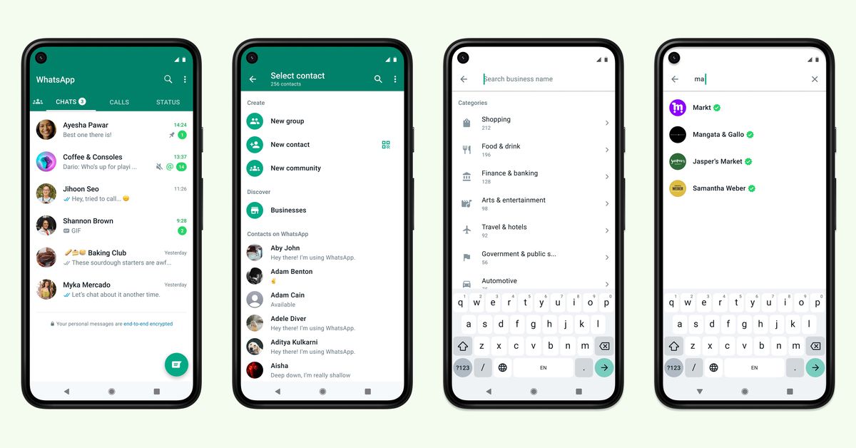 Directorio de negocios en WhatsApp, inicia la app con nueva función