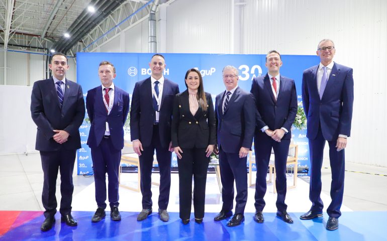 CELEBRA TERE JIMÉNEZ NUEVA INVERSIÓN POR 4 MIL 400 MDP EN LA PLANTA BOSCH AGUASCALIENTES