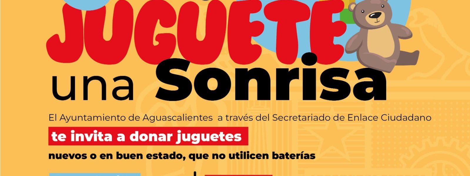 CONVOCA MUNICIPIO A PARTICIPAR EN LA CAMPAÑA “UN JUGUETE, UNA SONRISA”