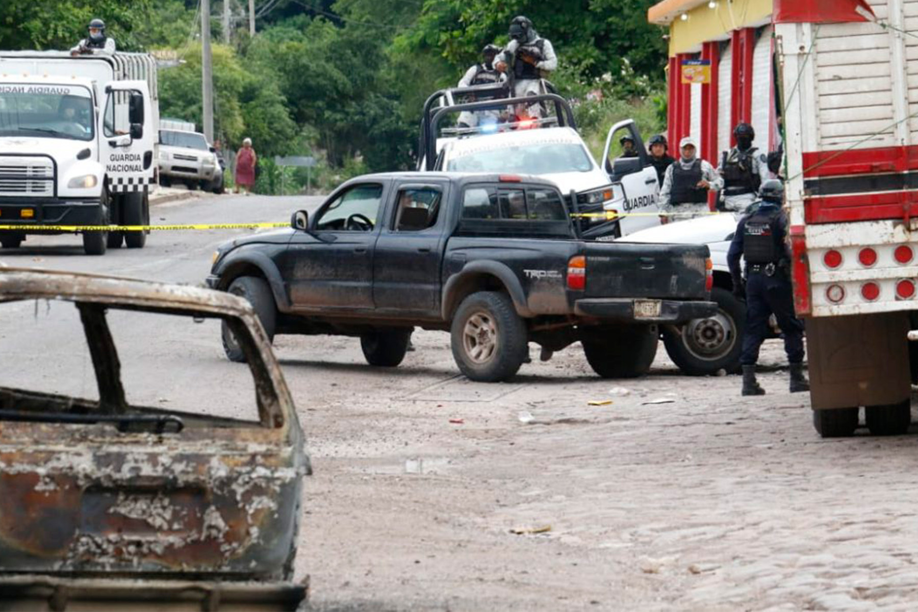 8 muertos deja enfrentamiento en Tuzantla, Michoacán tras fractura de La Familia Michoacana