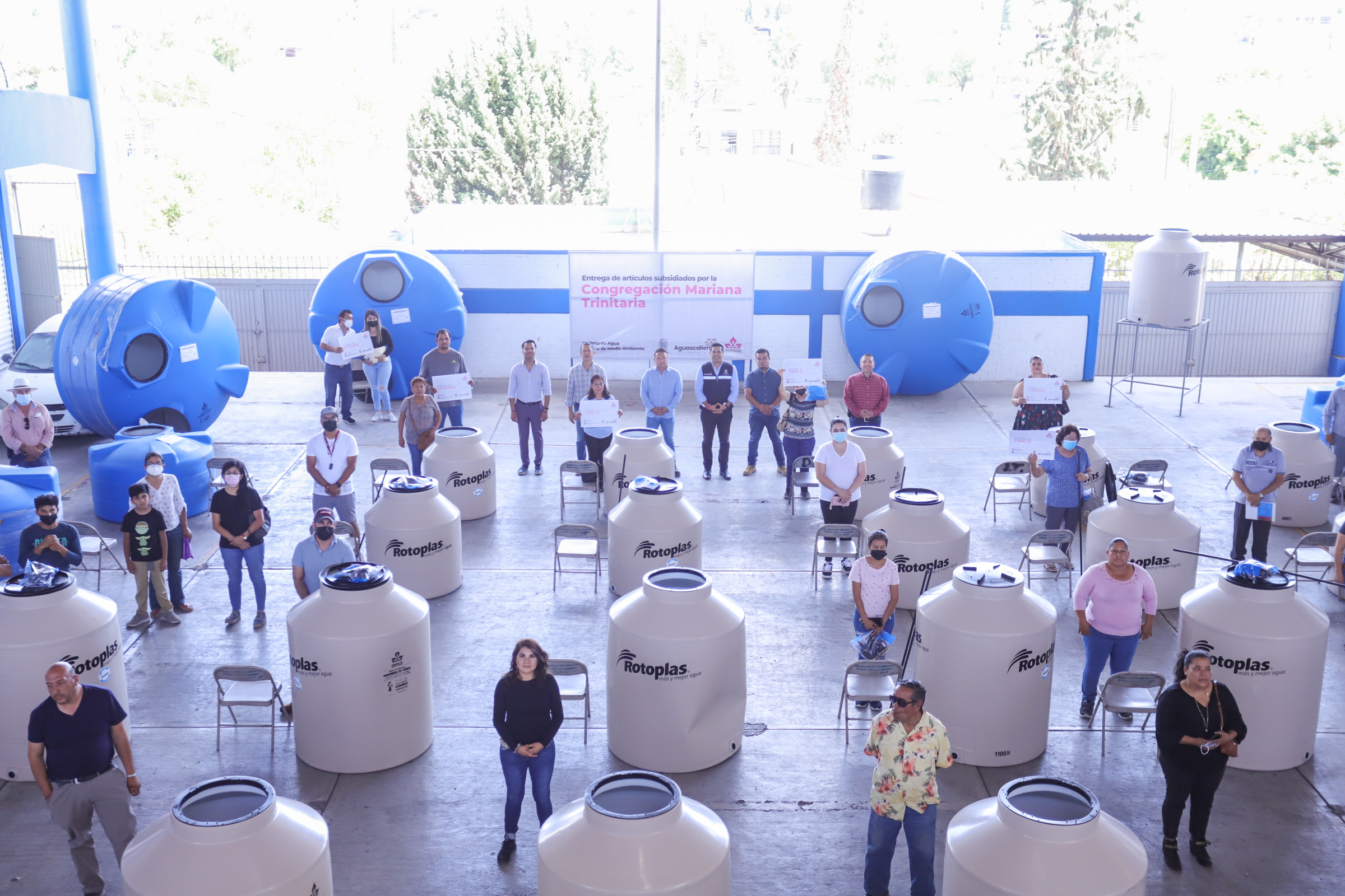 MUNICIPIO MANTIENE ALIANZA PARA QUE MÁS FAMILIAS CUENTEN CON TINACOS, CISTERNAS Y BOMBAS DE AGUA