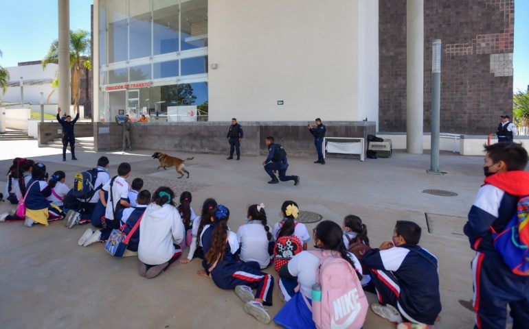 PROMUEVE POLICÍA MUNICIPAL PROXIMIDAD SOCIAL CON VISITAS GUIADAS AL COMPLEJO DE SEGURIDAD