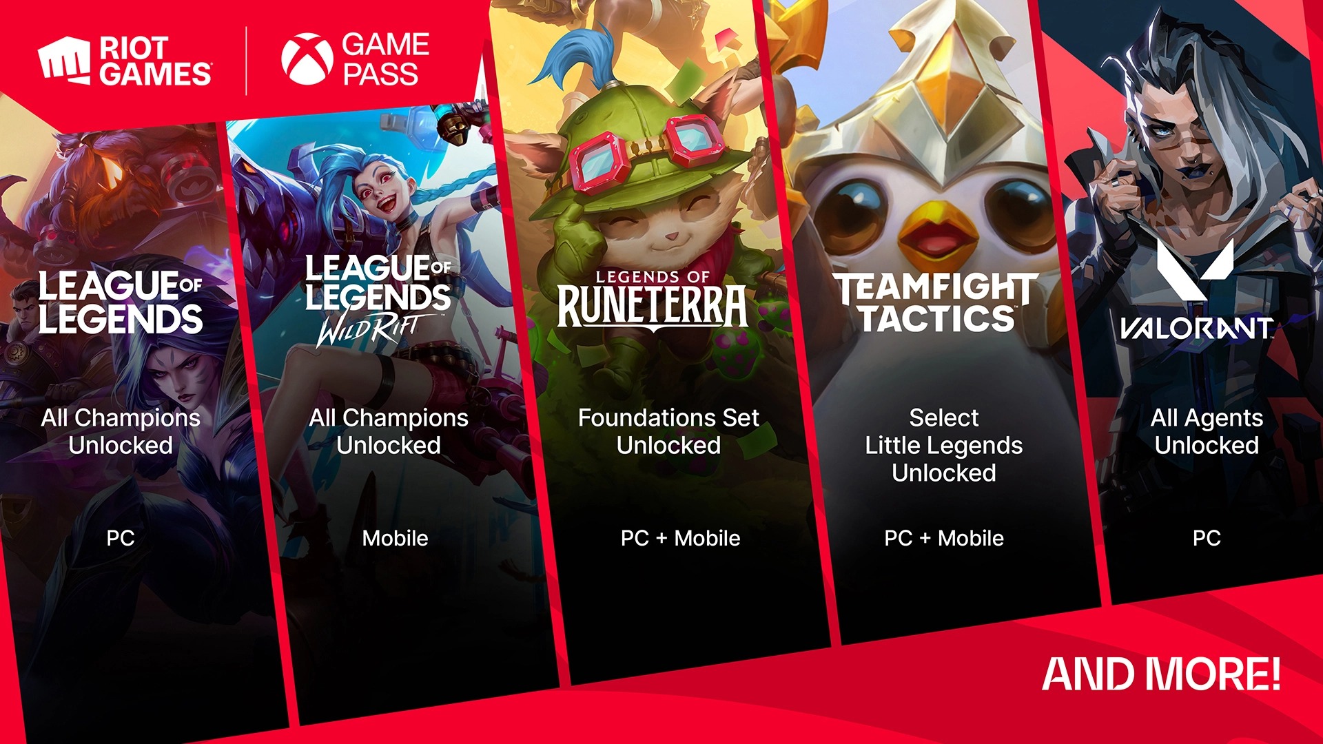 Vincular tu cuenta de Xbox Game Pass con Riot Games traerá estos beneficios