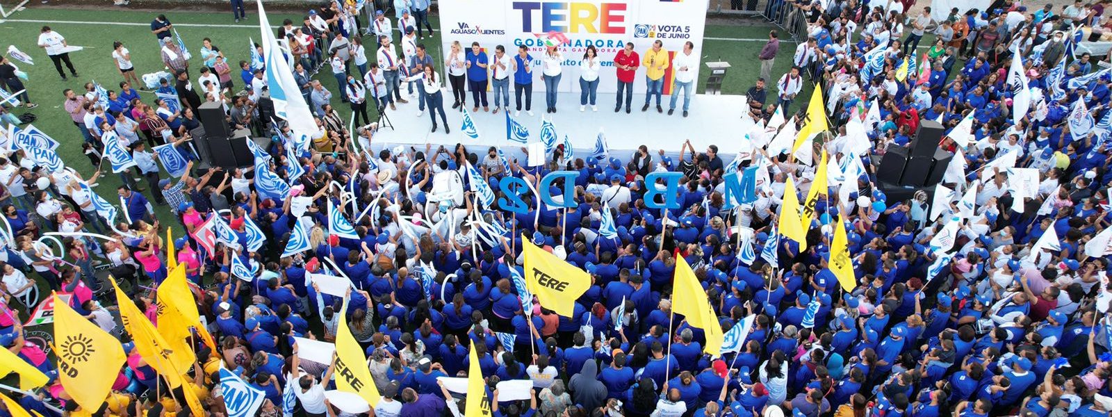 CON TU VOTO VAMOS A BLINDAR A AGUASCALIENTES: TERE JIMÉNEZ
